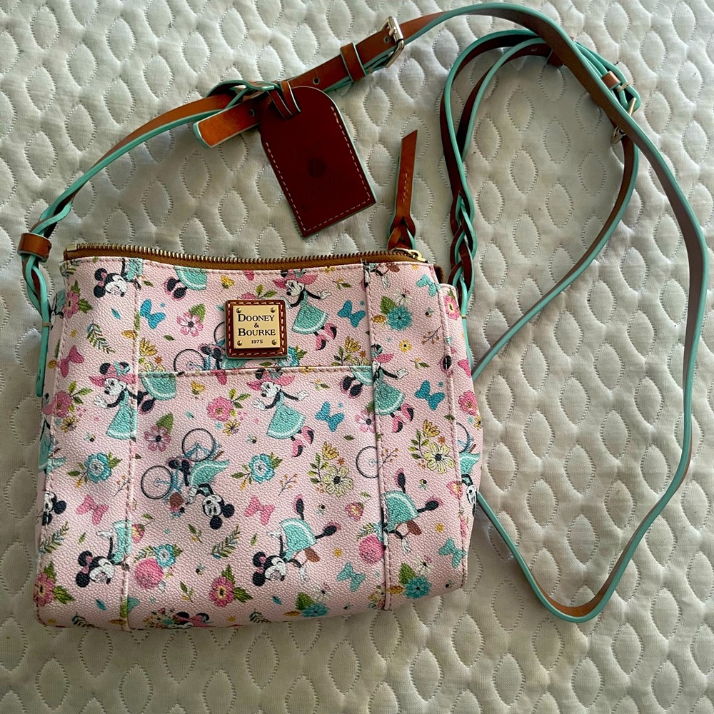Dooney and Bourke pink Minnie crossbody